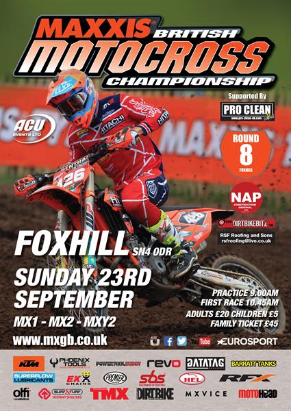 Maxxis British Motocross Returns to Foxhill for the Penultimate Round